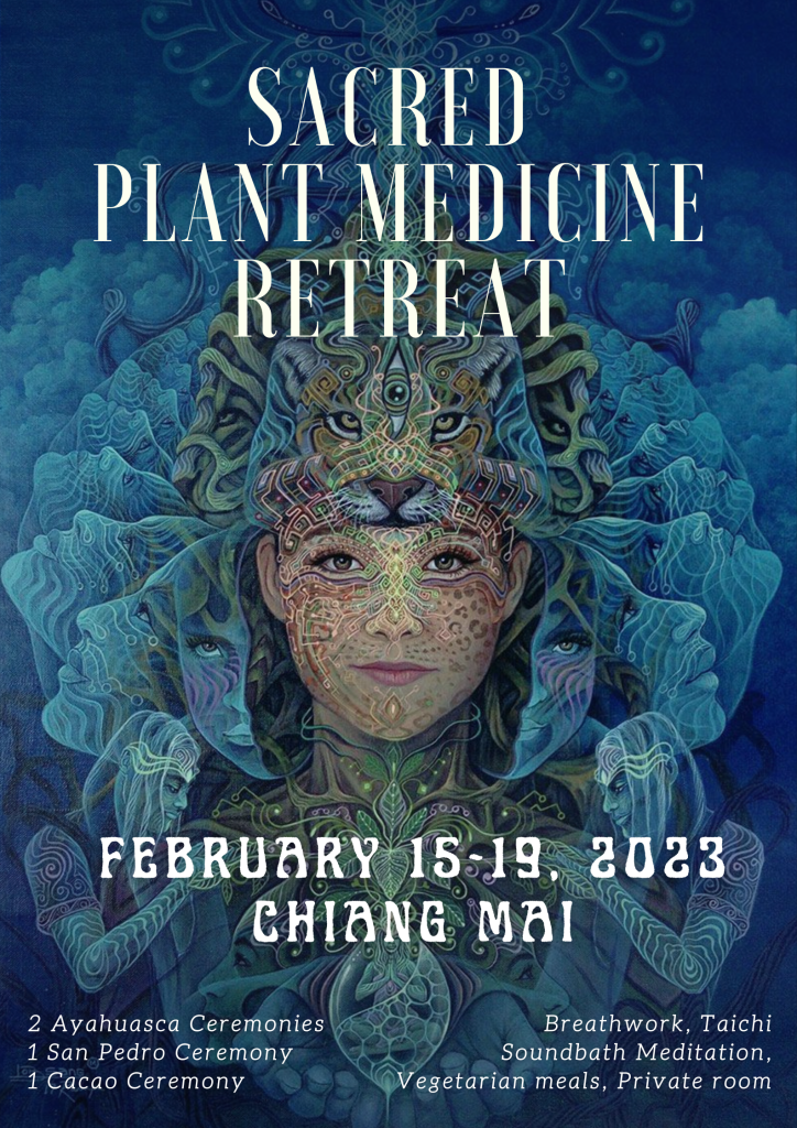 February Ayahuasca (15-19) – Plant Medicine Retreat Thailand